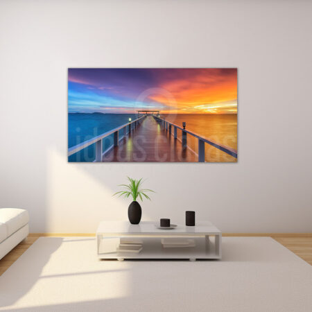 Cuadro Paisaje Atardecer