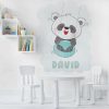 Vinilo Niños Personalizado Panda